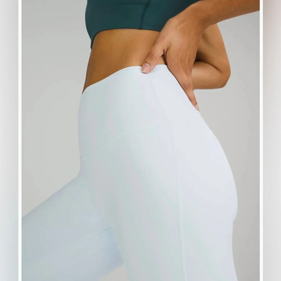 NWT $98 Lululemon Align™ High-Rise Pant 25" in Powder Blue Leggings - Picture 3 of 11